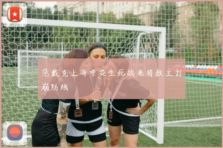 范戴克上海申花生死战老将救主打崩防线